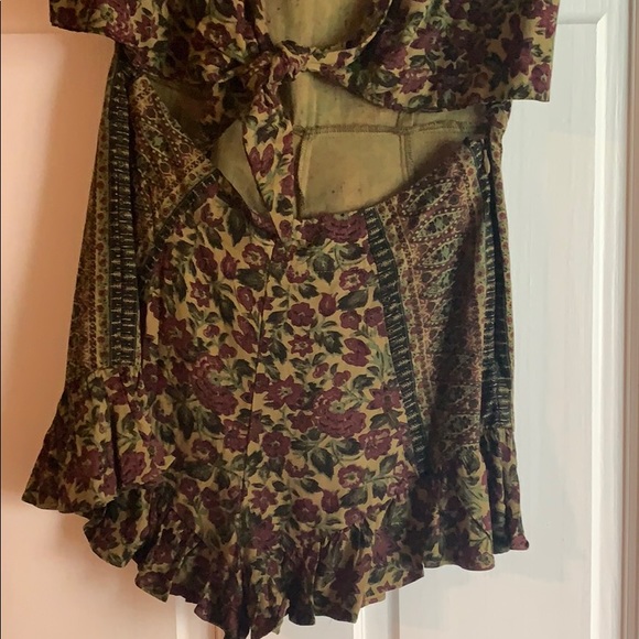 Free people Brand new front tie romper - Picture 3 of 6